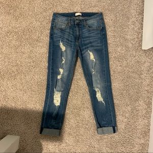 Altar’d State distressed boyfriend jeans size 26